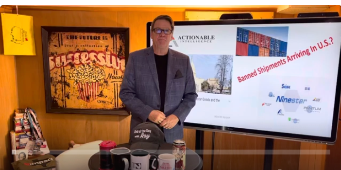The End Of The Day With Ray! Ninestar Shipments Arrive In U.S. Ports! Where Did The Shipments Go?