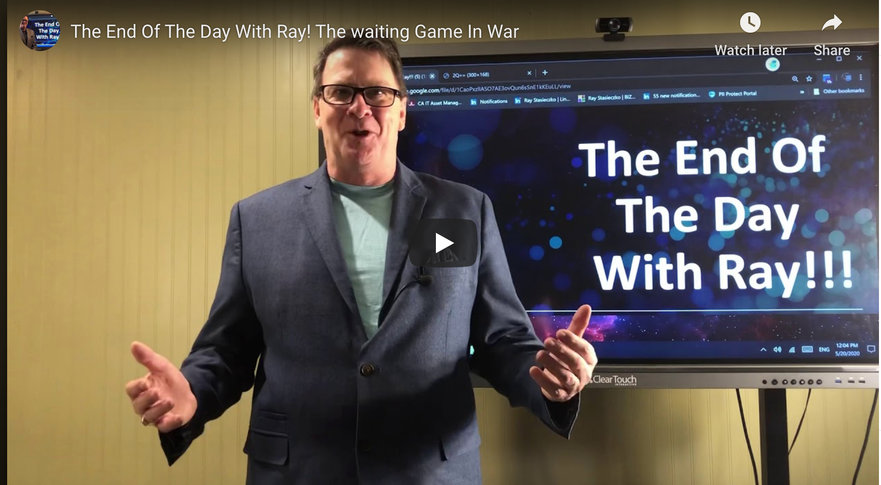 The End Of The Day With Ray! The waiting Game In War