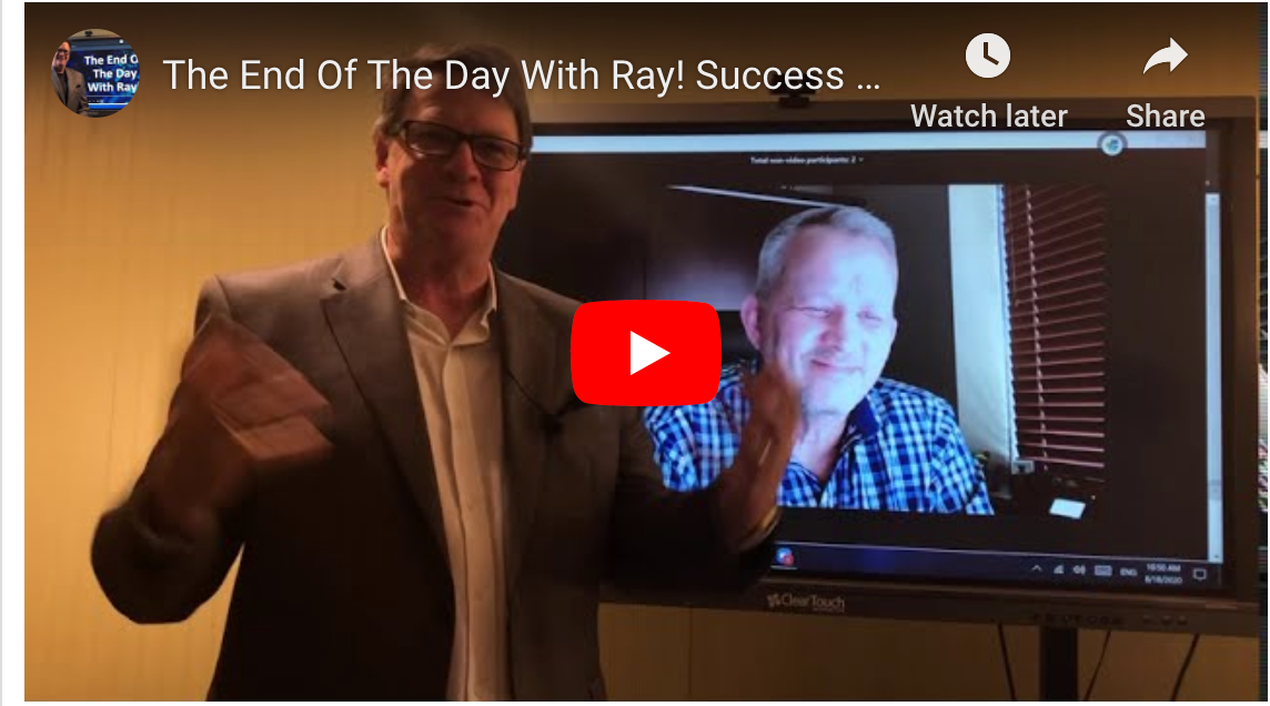 The End Of The Day With Ray! Success in Generational Culture