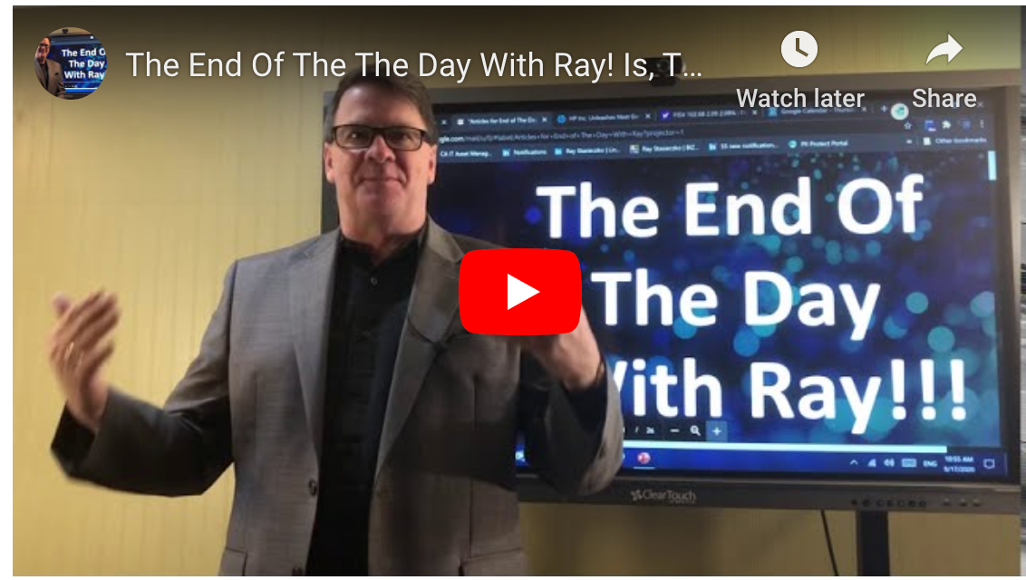 The End Of The The Day With Ray! Is, The Document Imaging Channel focused on the wrong argument?