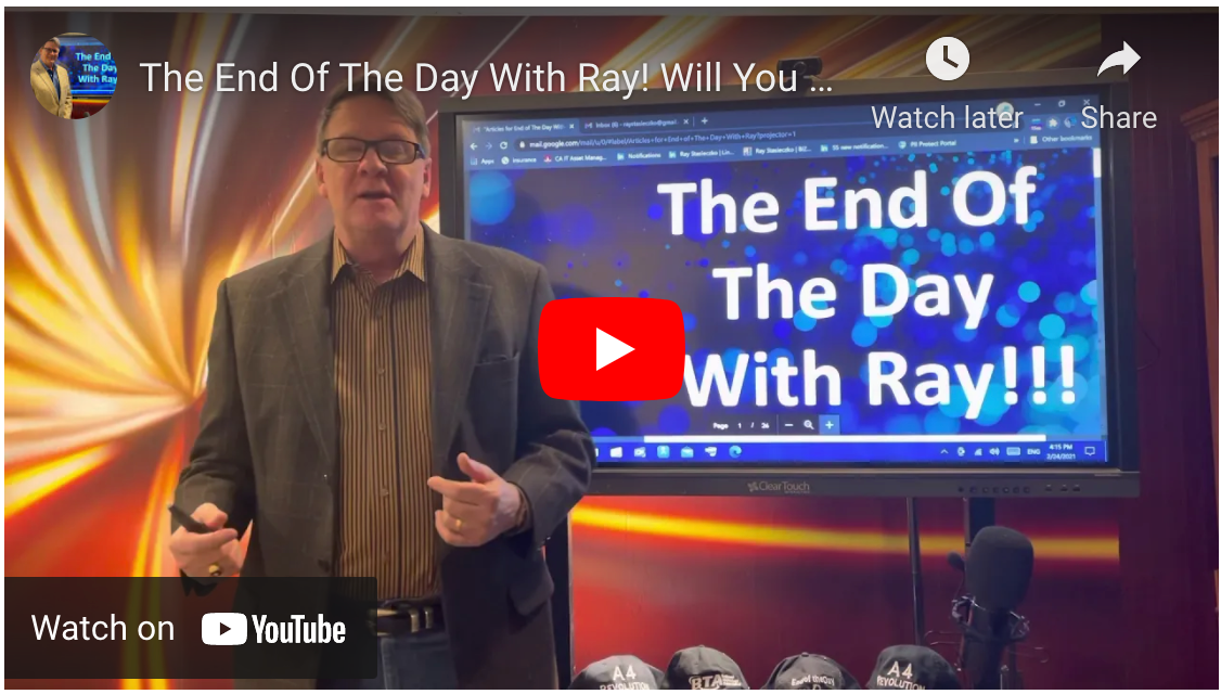 The End Of The Day With Ray! Will You Let, HP Win The A4 Revolution?