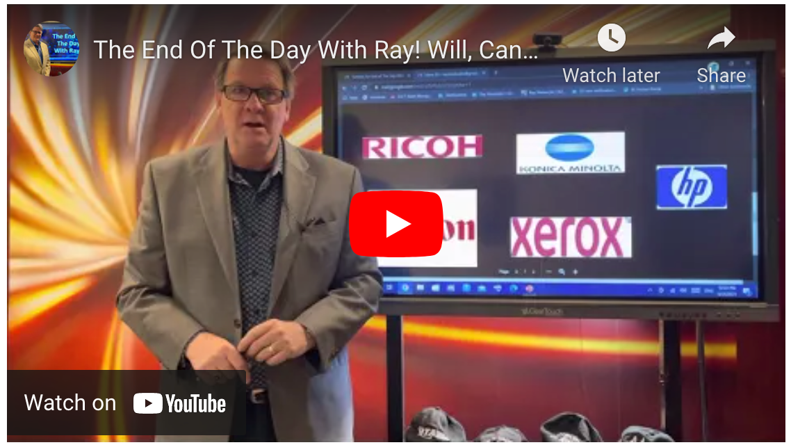 The End Of The Day With Ray! Will, Canon exit from direct operations too? I say, YES