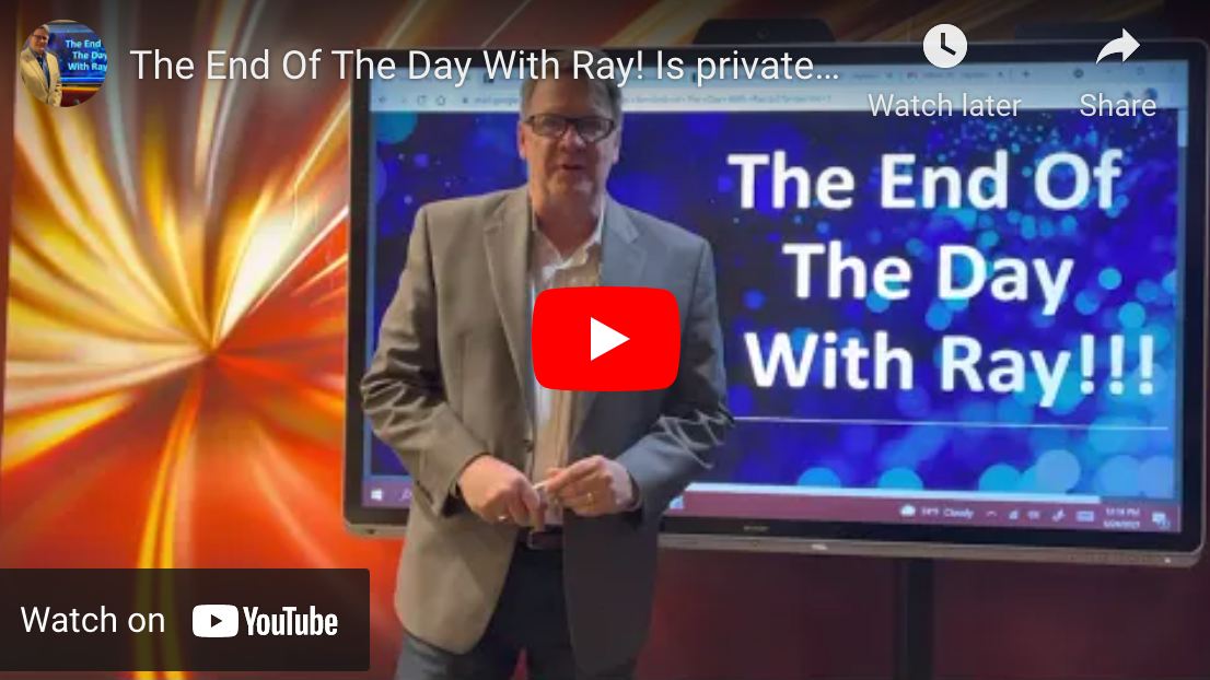 The End Of The Day With Ray! Is private equity a threat or an asset to Cyber Security?