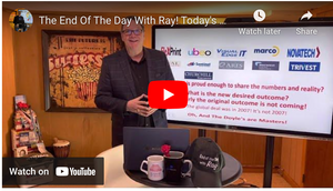 The End Of The Day With Ray! Today's Episode -The Print - PE Roll-Ups! Is Reality Showing UP?
