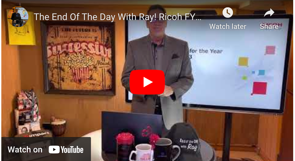 The End Of The Day With Ray! Ricoh FY 2022 Alert! Negative Free Cash Flows and Increasing Debt Load