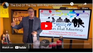 The End Of The Day With Ray! I Discuss The 47 Million Loss Ares Booked Against Visual Edge IT!