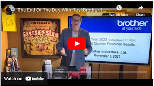 The End Of The Day With Ray! Brother 1stH FY 23.Konica & Ricoh! There Is A Lesson Here 4 You!