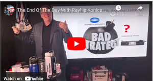 The End Of The Day With Ray! Is Konica Minolta Facing Reality Regarding Industrial Print?