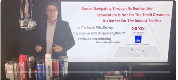 The End Of The Day With Ray! Xerox Realigning Geography As They Reinvent! Part One