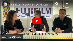 The End Of The Day With Ray! At Fujifilm Graphics Talking With Andrew Gunn and Yasmina Ben Bouchta.