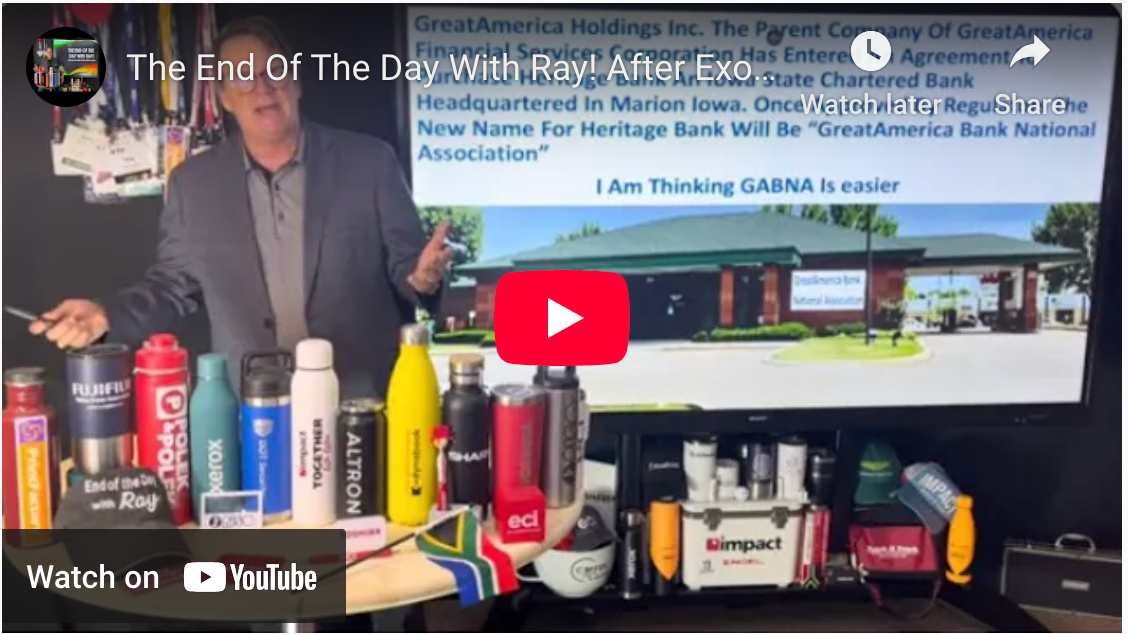The End Of The Day With Ray! After Exodus Of Tenured Senior Leaders-GreatAmerica Is Now Buying Bank!