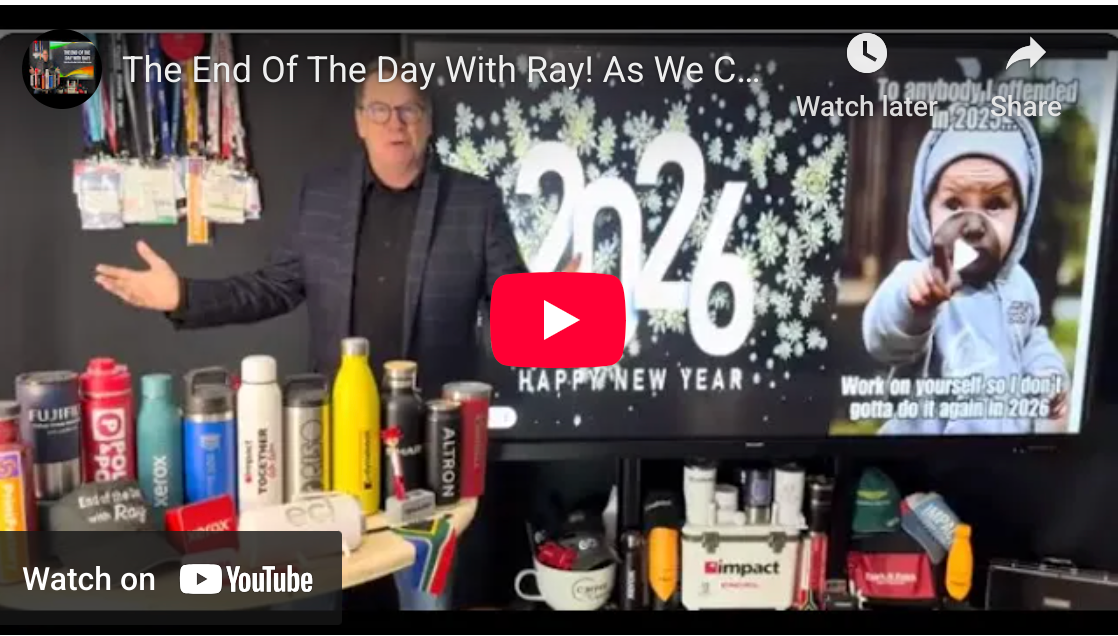 The End Of The Day With Ray! As We Celebrate The New Year I Want To Share Some Thanks & Thoughts!