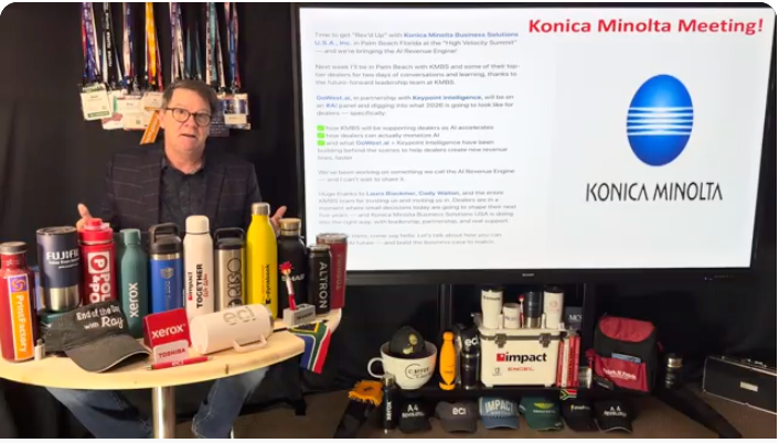 The End Of The Day With Ray! Thinking About Konica & Keypoint As KM U.S. Starts Dealer Meeting Today