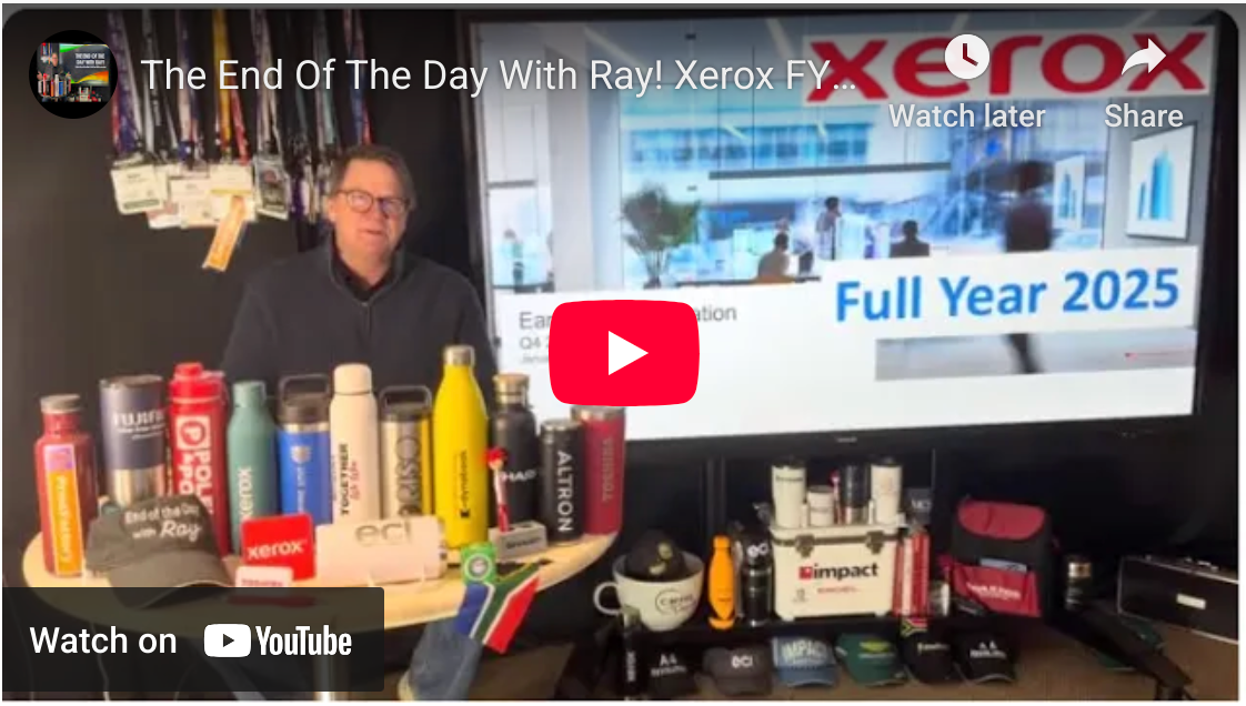 The End Of The Day With Ray! Xerox FY2025 - Thoughts On The #s and Reinvention!
