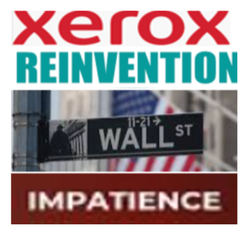 Xerox & The Stock Market! Let’s Be Realistic