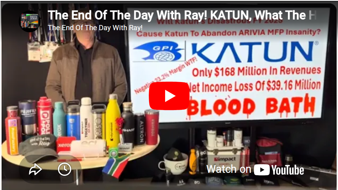 The End Of The Day With Ray! KATUN, What The Hell Are You Thinking? Your FY 25 Was Terrible