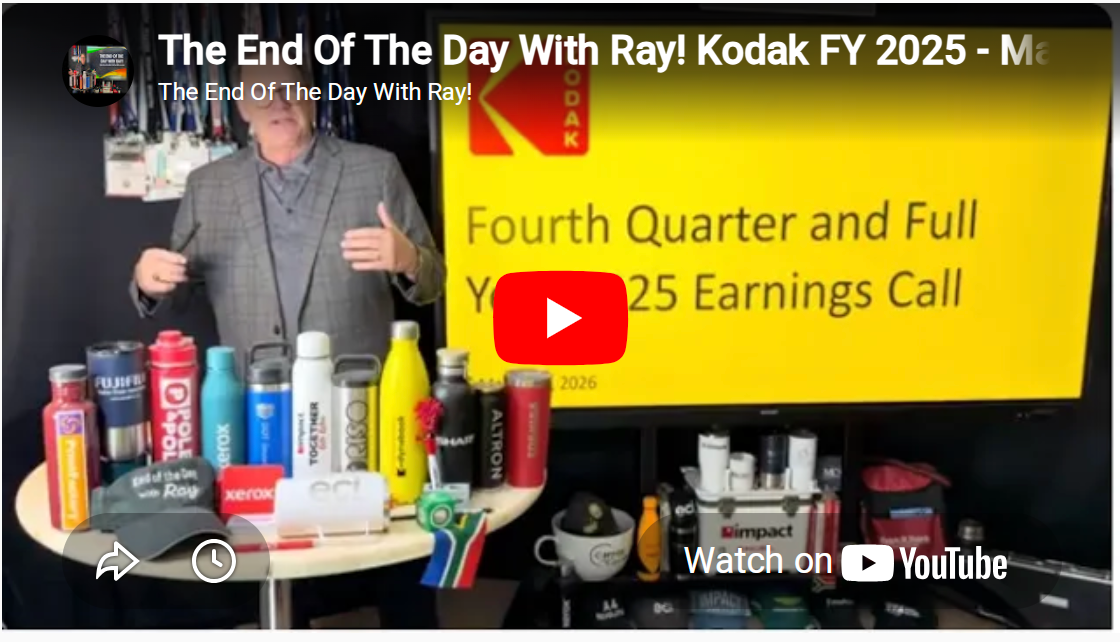 The End Of The Day With Ray! Kodak FY 2025 - Maybe Kodak Should Sell It's Brand To Cereal Companies