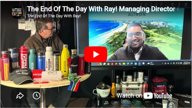 The End Of The Day With Ray! Managing Director Of Altron Document Solutions Yolanden Moodley