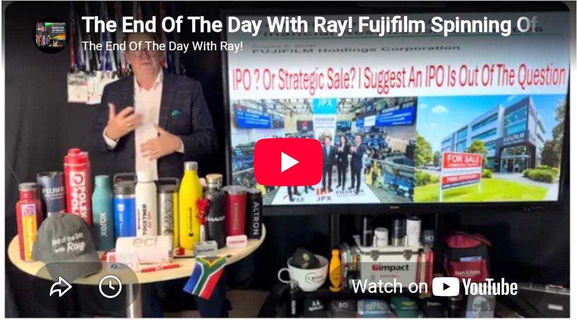 The End Of The Day With Ray! Fujifilm Spinning Off Business Innovation, Thinking It Won't Be an IPO