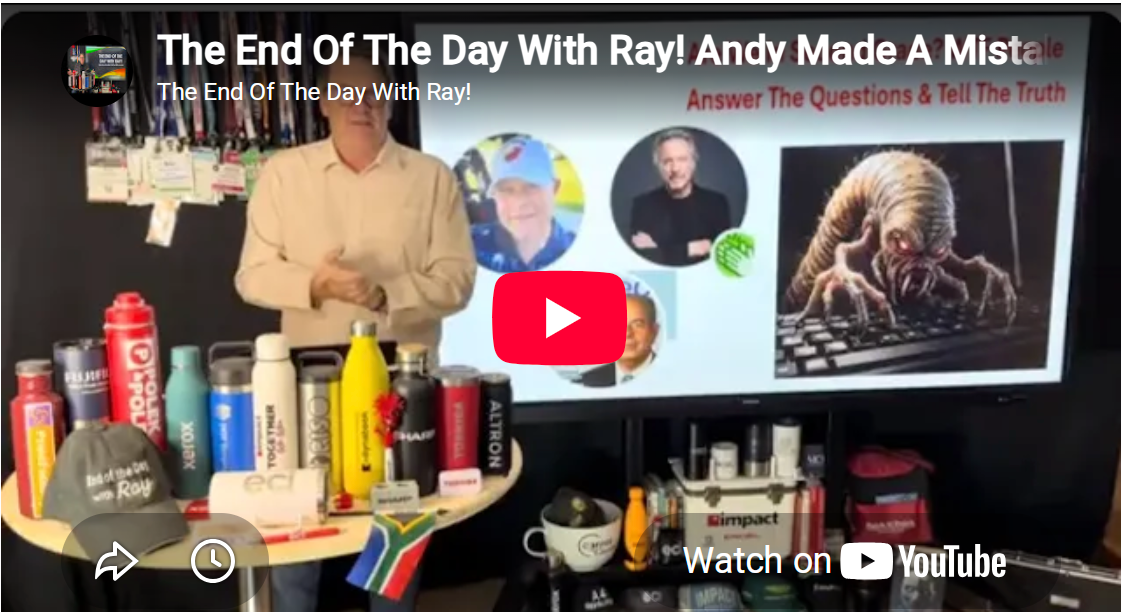 The End Of The Day With Ray! Andy Made A Mistake Because He Doesn't Research Anything!